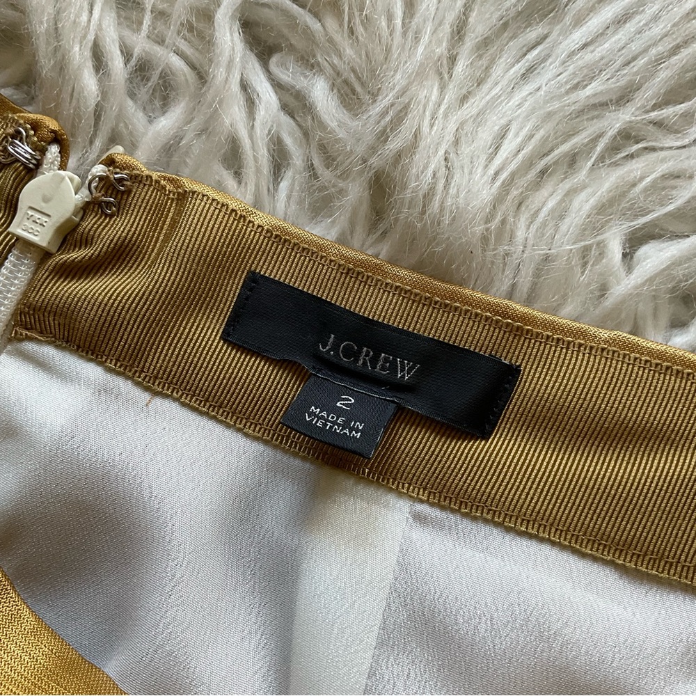 J Crew Crochet Ribbon Pencil Skirt in Color Block - Picture 3 of 5